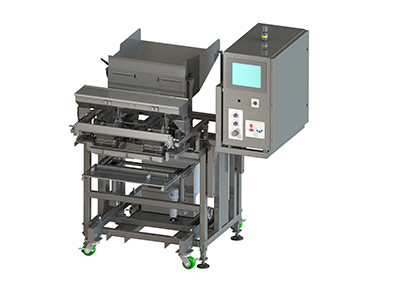 What should I do if the spiral packaging machine is easy to block material?